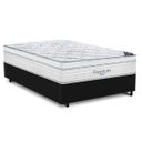 Ver imagem 1 de Cama Box Casal + Colchão de Molas Ensacadas - Ortobom - Freedom 138cm - Preto