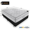 Ver imagem 2 de Cama Box Casal + Colchão de Molas Ensacadas - Ortobom - Freedom 138cm - Preto