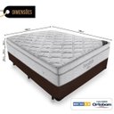 Ver imagem 2 de Cama Box Casal + Colchão de Molas Ensacadas - Ortobom - Freedom 138cm - Marrom