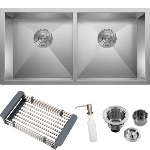 Cuba Inox 304 Quadrada Gourmet Plana Cozinha 88x40 Lixeira , Acessório e Tabua Smartinox SQ900
