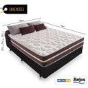 Ver imagem 2 de Cama Box Casal + Colchão de Molas - Anjos - Classic Superlastic 138cm - Preto