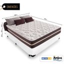 Ver imagem 2 de Cama Box Casal + Colchão de Molas - Anjos - Classic Superlastic 138cm - Branco