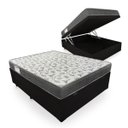 Ver imagem 1 de Cama Box com Baú Casal + Colchão de Espuma D33 - Ortobom - Iso 100 138cm - Preto