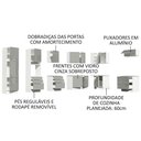 Ver imagem 5 de Armário de Cozinha Completa de Canto 546cm Branco/Cinza Lux Madesa 05