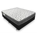 Ver imagem 1 de Cama Box Casal + Colchão de Espuma D33 - Ortobom - Iso 100 138cm - Preto