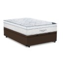 Ver imagem 4 de Cama Box com Baú Casal + Colchão de Molas Ensacadas - Ortobom - Freedom 138cm Marrom