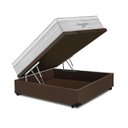 Ver imagem 3 de Cama Box com Baú Casal + Colchão de Molas Ensacadas - Ortobom - Freedom 138cm Marrom