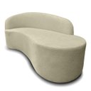 Ver imagem 6 de Sofá Decorativo Divã Forma Orgânica Curvo Bouclé para Salas e Consultorio Aurea