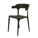 Ver imagem 5 de Kit 2 Cadeiras de Jantar Chifre Preta – Design Moderno em Polipropileno para Sala e Cozinha