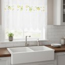 Ver imagem 2 de Cortina Pia/Vitro Bando Passione Renda COZINHA1,60x0,75x0,20:Limão