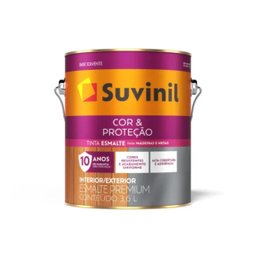 Esmalte Cor &amp; Proteção Brilhante Marrom 3,6l | Suvinil Esmalte - 1