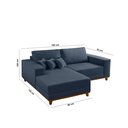 Ver imagem 7 de Sofá Cronos 185cm Chaise Lado Esquerdo Meu Sofá Online