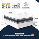 Ver imagem 6 de Cama Box Baú com Colchão de Espuma D45 Double Face Territory Hellen Casal 138cm