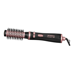 Escova Rotativa Mondial 1200w Black Rose  Erb-01 Seca e Modela Bivolt - 3