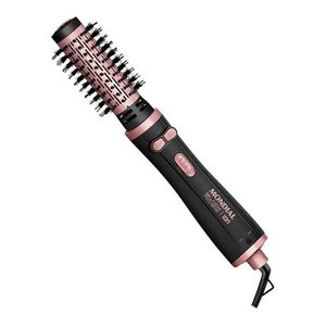 Escova Rotativa Mondial 1200w Black Rose  Erb-01 Seca e Modela Bivolt