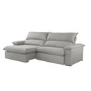 Ver imagem 5 de Sofá Filadélfia Linho 02 Módulos 80cm B25cm Meu Sofá Online A230 Linho Cinza