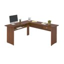 Ver imagem 1 de Escrivaninha Artely Cannes Em L 1 Gaveta 4515 Cedro SE