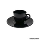 Ver imagem 5 de Conjunto de 12 Xícaras e 12 Pires de Acrílico Preto 80ml