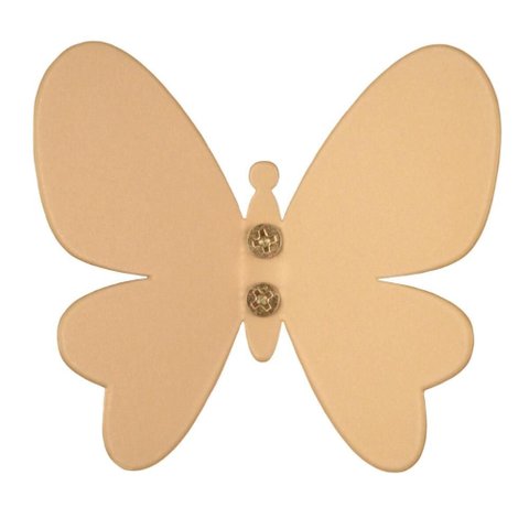 Gancho Cabideiro Borboleta Dourada 8cm Pendurador Roupas Bolsas Closet Hall Entrada Provador