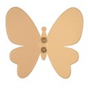 Ver imagem 1 de Gancho Cabideiro Borboleta Dourada 8cm Pendurador Roupas Bolsas Closet Hall Entrada Provador