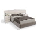 Ver imagem 4 de Cabeceira Casal Queen ou King e 2 Mesas de Apoio Kappesberg Premium