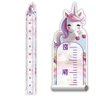 Adesivo Parede Régua Crescimento Unicórnio Arco Iris Cupcake - 1