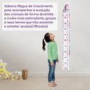 Ver imagem 4 de Adesivo Parede Régua Crescimento Unicórnio Arco Iris Cupcake