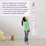 Adesivo Parede Régua Crescimento Unicórnio Arco Iris Cupcake - 4