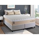 Ver imagem 2 de Cama Box King Alford com Colchão Molas Ensacadas 193x203x66 Bege