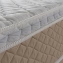 Ver imagem 5 de Cama Box King Alford com Colchão Molas Ensacadas 193x203x66 Bege