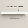 Prateleira Mdf 135x30 Moderna Suporte Parede Invisivel 30mm - 3