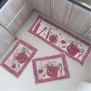 Ver imagem 3 de Jogo Tapete de Cozinha Algodão Cru 3 Peças Kitchen Ornare Sultan