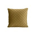Ver imagem 1 de Almofada Tressê 50x50cm Veludo Mostarda - Casaepoltrona