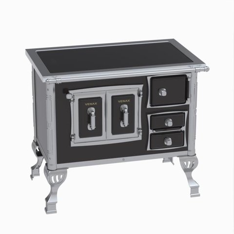 Fogao a Lenha GII N 1 Sec Xviii Premium Preto Se