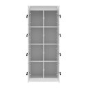 Ver imagem 6 de Kit 2 Armário Locker Guarda Volume 60x160cm 16 Portas Total com Chave ME4202