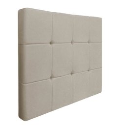 Cabeceira Suspensa Sleep 90 cm Solteiro Suede Bege - ADJ Decor - 2