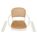 Ver imagem 6 de Kit 6 Cadeiras de Jantar Roma Prática com Braços para Sala e Cozinha - Bege