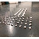 Ver imagem 2 de Elemento Tátil Alerta Inox Adesivado