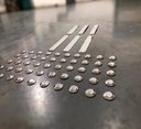 Ver imagem 2 de Elemento Tátil Alerta Inox Adesivado