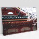 Ver imagem 1 de Quadro Decorativo em Canvas Templo Japão - Moldura Madeira - 120 x 80cm