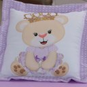 Ver imagem 3 de Kit Cobre Leito Solteiro Colcha Stitch e Angel Infantil 4 Peças:princesa Ursa Lilás