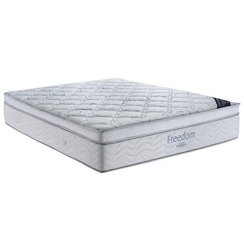Colchão Casal Ortobom Espuma D60 Viscoelástica Molas Ensacadas Freedom 138x188x32