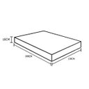 Ver imagem 2 de Colchão Casal Ortobom Espuma D33 Iso 100 138x188x18