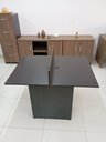 Ver imagem 6 de Mesa Plataforma 1,20x0,90 para Escritório 2 Lugares - Preta Atacadão Moveis Escritório