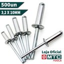 Ver imagem 3 de 500 PEÇAS - REBITE POP REPUXO 3,2 X 10 ALUMINIO POLIDO