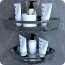 Ver imagem 3 de Suporte Porta Shampoo Para Banheiro De Canto Inox Brilhante