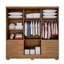 Ver imagem 3 de Guarda Roupa Agata 6 Portas 6 Gavetas com Espelho com 6 Pés Clic Móveis
