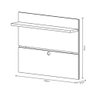Painel Para TV Vivare 1.08 Até 42 Polegadas New Off White/Freijo - Giga Móveis - 4