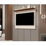 Painel Para TV Vivare 1.08 Até 42 Polegadas New Off White/Freijo - Giga Móveis - 1