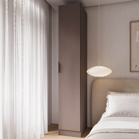Guarda Roupa Modulado 100% MDF 1 Porta Orion Cabecasa Madeiramadeira